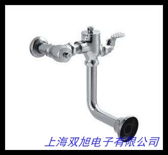 直销全铜脚踏大便冲水器 按钮式延时冲洗阀 蹲便器四通冲水阀