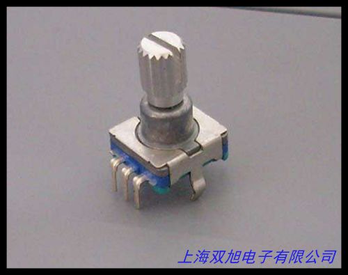 半轴 15mm编码开关 旋转编码器 EC11音响数字电位器 带开关