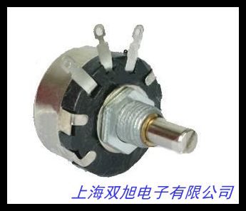 R097蓝色电位器 9mm音量电位器 金属单联双联带开关调