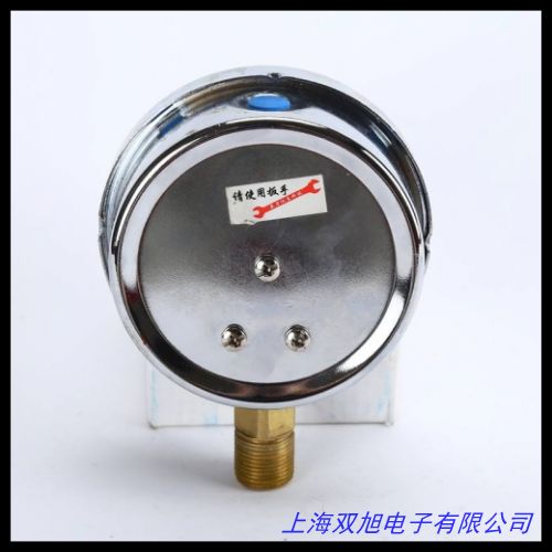 气缸压力表充油不锈钢y-100机械耐震k\m油压表轴向600kg液压耐震